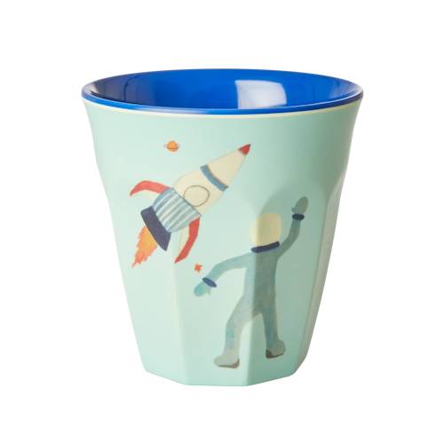 Rice Melamine Mugg Medium- Blue Space