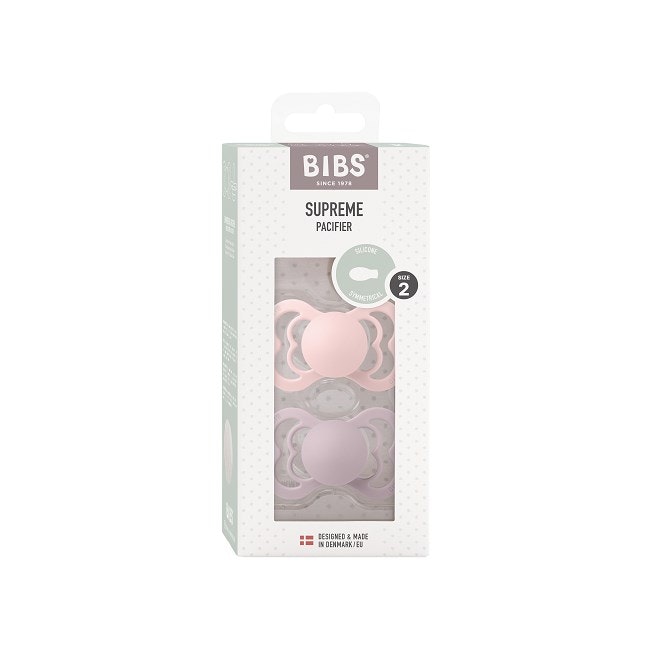 Nappar 2-pack Blossom/Dusky Lilac - Bibs Supreme stl2