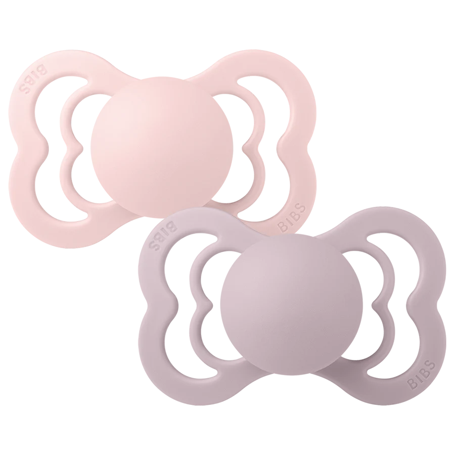 Nappar 2-pack Blossom/Dusky Lilac - Bibs Supreme stl2
