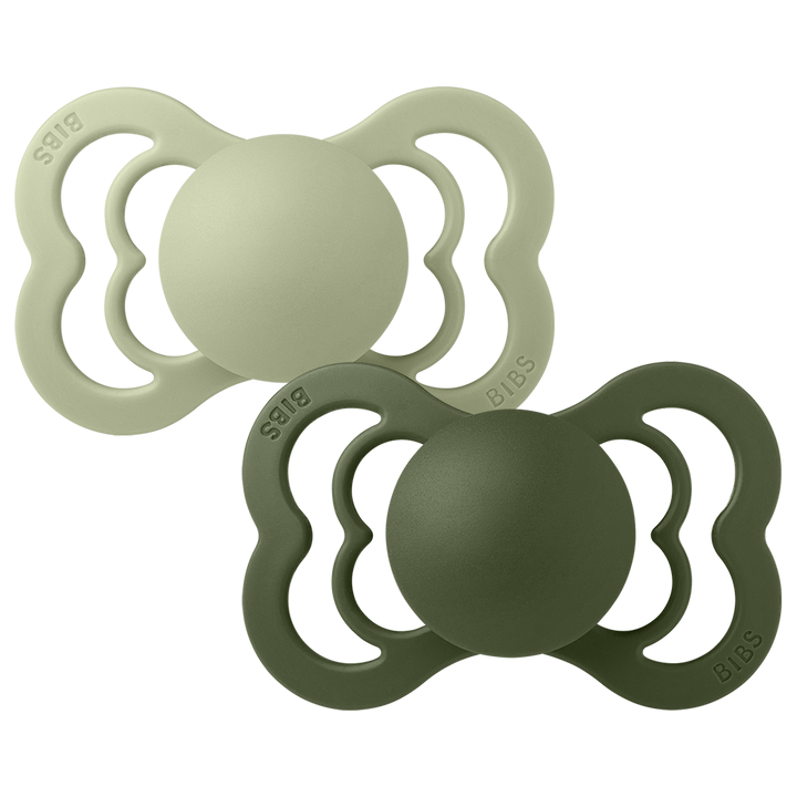 Nappar 2-pack Sage/Hunter Green - Bibs Supreme stl2