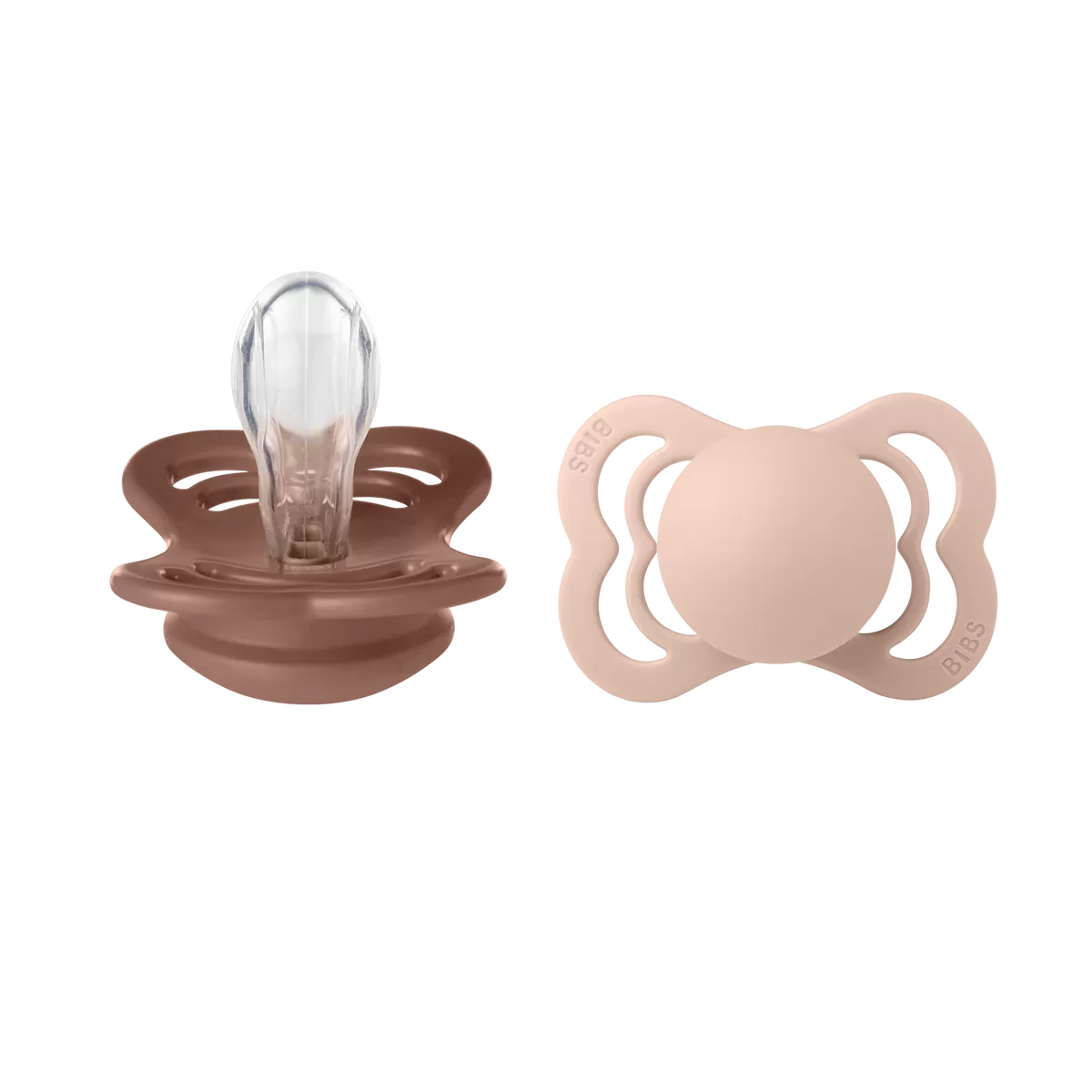 Nappar 2-pack Woodchuck/Blush - Bibs Supreme stl2
