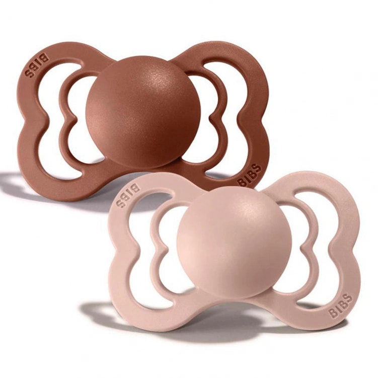 Nappar 2-pack Woodchuck/Blush - Bibs Supreme stl2