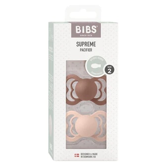 Nappar 2-pack Woodchuck/Blush - Bibs Supreme stl2