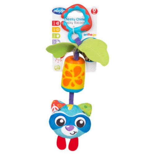 Playgro Cheeky Chime Rocky Racoon 0m+