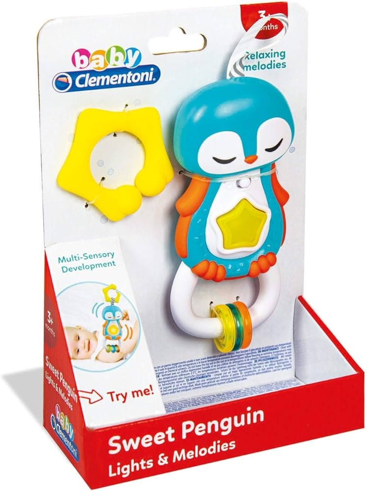 Clementoni - Sweet Penguin Pingvin - Lyser Låter