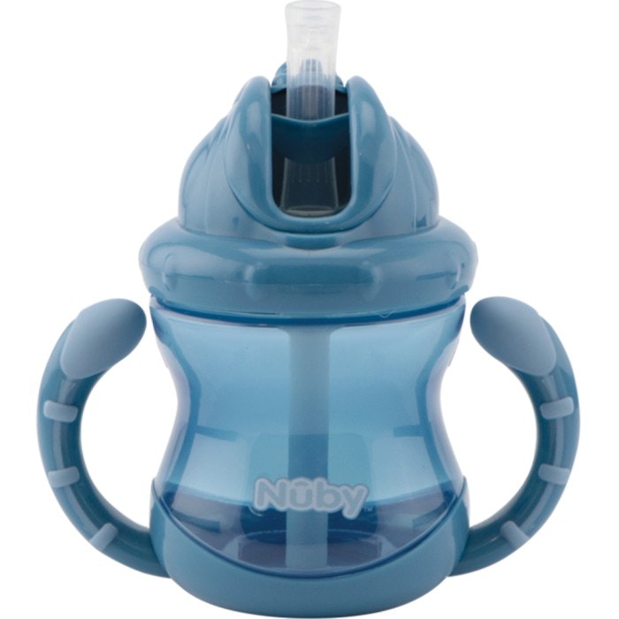 Flip-it Pipmugg Sugrör Blå - Nuby