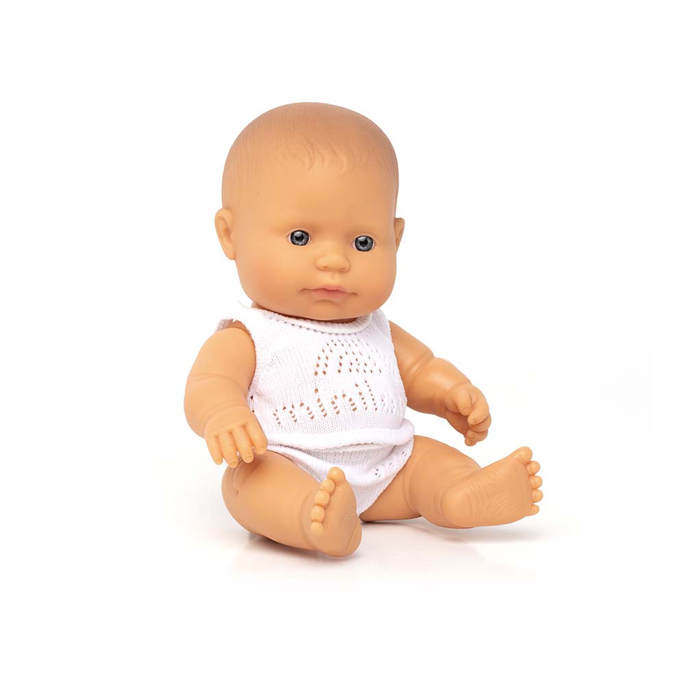 Baby Doll Caucasian Girl 21 cm
