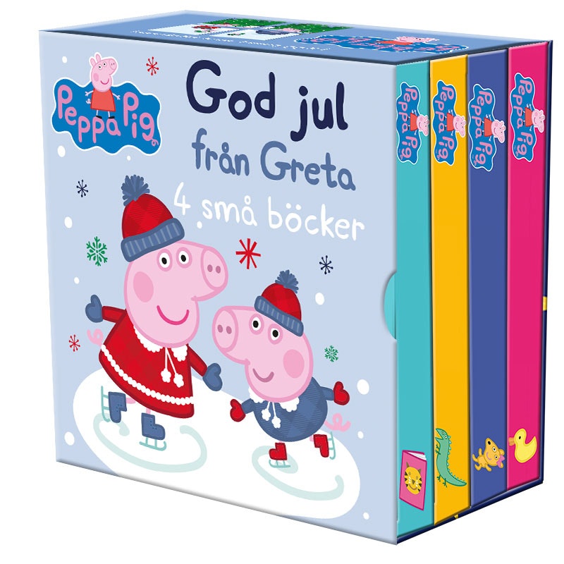 Greta Gris: God jul från Greta 4 små böcker