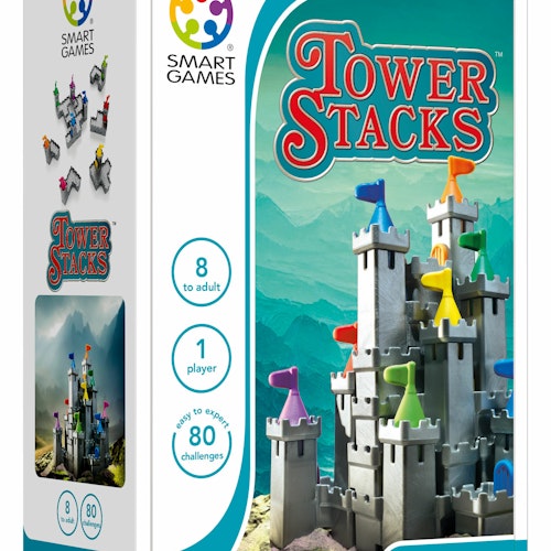 1 Spelare: Tower Stacks 3D-Pussel - SmartGames