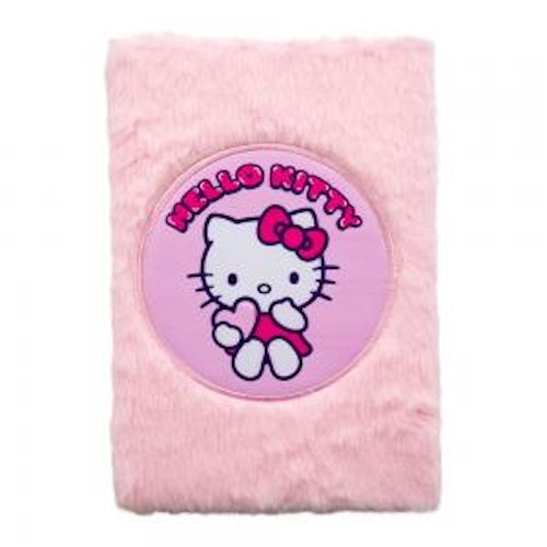 Hello Kitty Anteckningsbok Fluffig Rosa