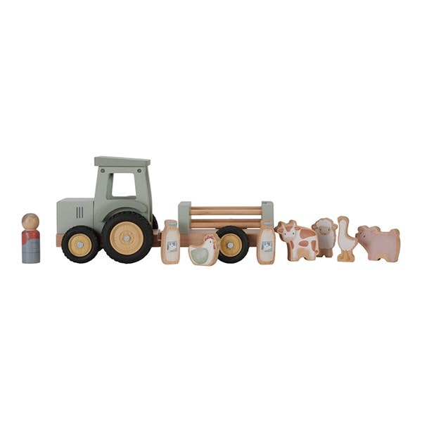 Little Farm Traktor med Vagn FSC Little Dutch