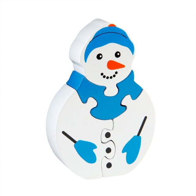 Trä Pussel - Snögubbe - LankaKade - 10m+