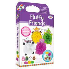 Pyssel Fluffy Friends garn DIY - Galt