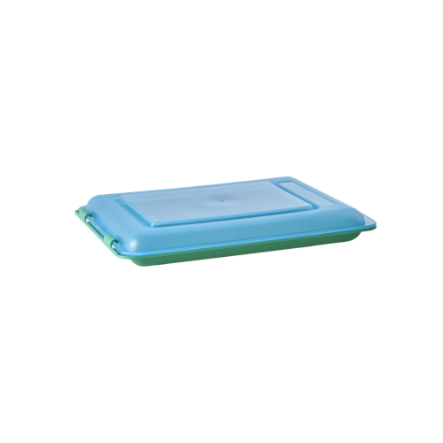 RICE Matbehållare Platt - Food Keeper (Blå)