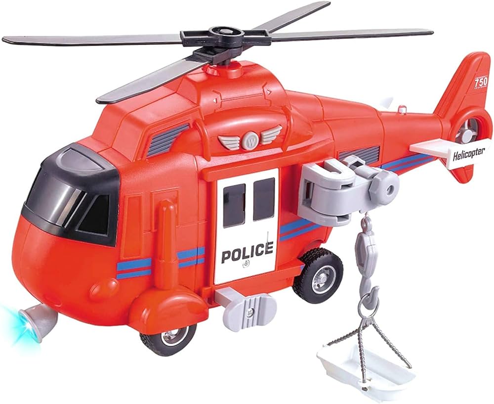 Räddnings Helikopter 20cm - (olika färger)
