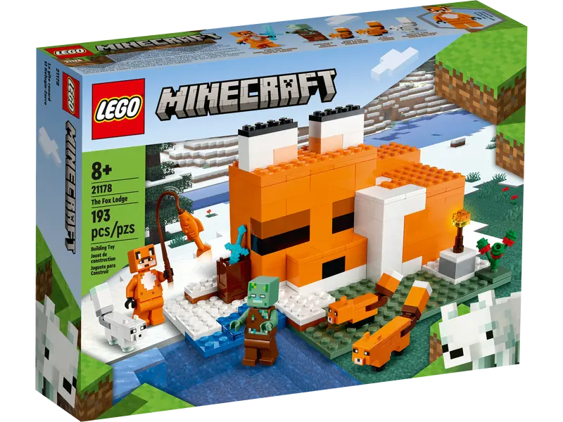 Lego Minecraft Rävlyan 8+