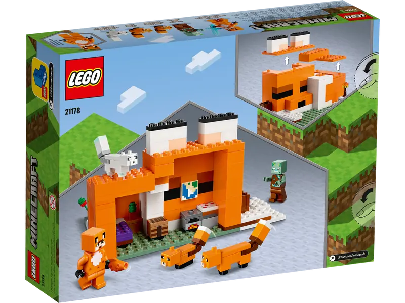 Lego Minecraft Rävlyan 8+