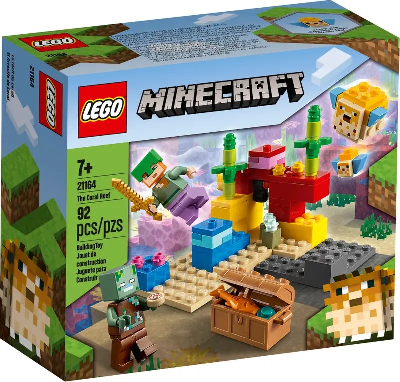 Lego Minecraft Korallrevet 7+