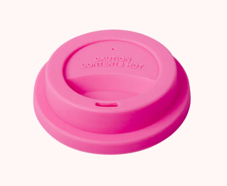 RICE Silikonlock Mugg Medium - Neonrosa