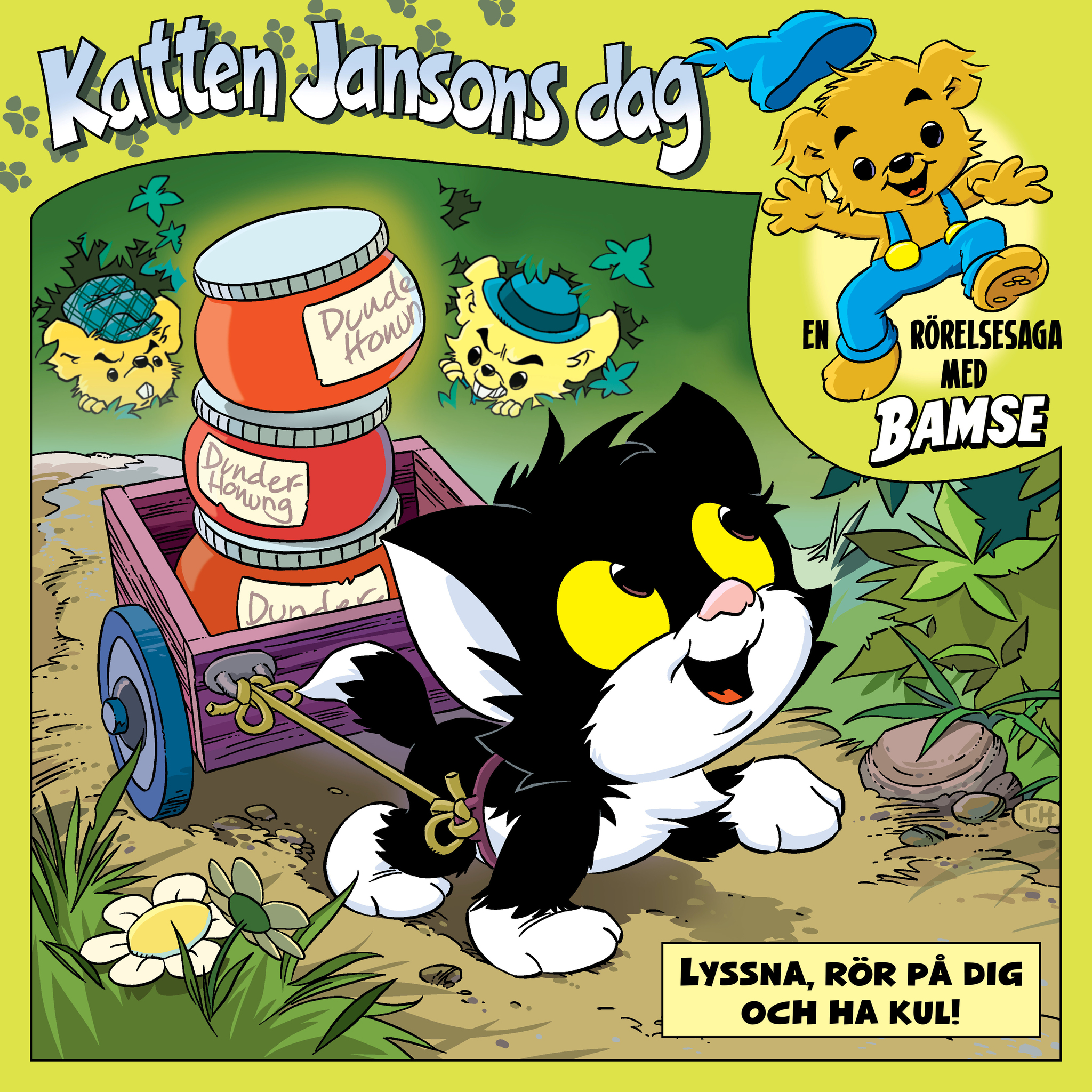 Bamse Katten Jansons dag Bok: En rörelsesaga