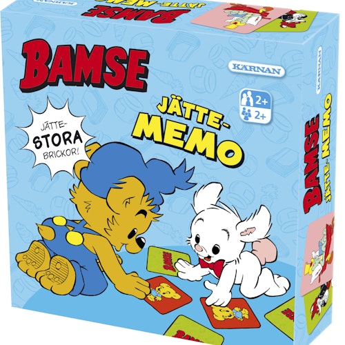 Spel Bamse Jätte-Memo 2+
