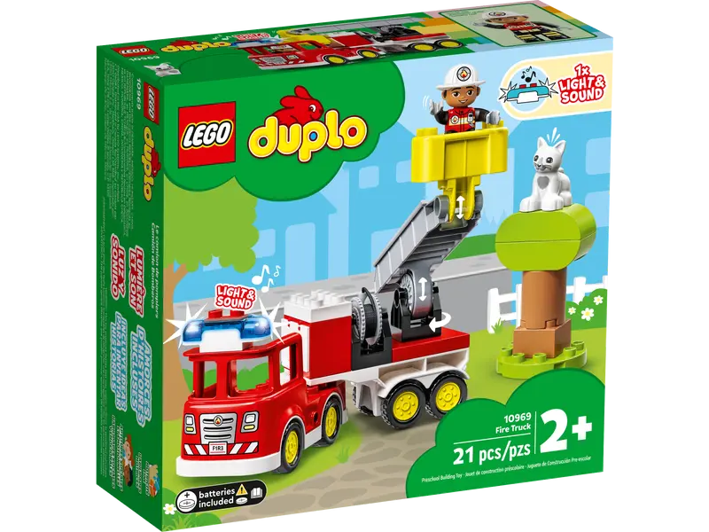 Lego Duplo Brandbil Lyser Låter - 2+