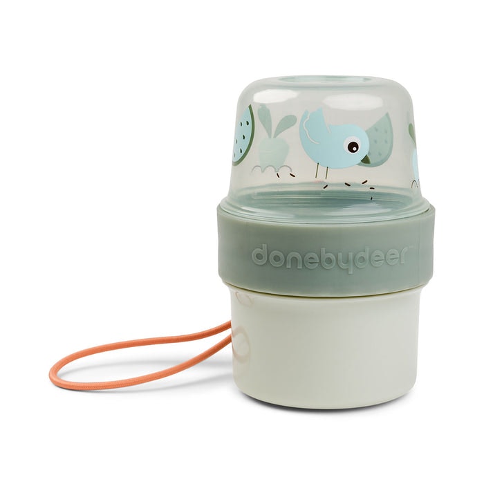 ToGo Snack Box Birdee Grön - DoneByDeer 150ml+150ml
