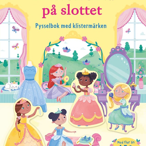 Prinsessorna på slottet : pysselbok med klistermärken - Tukan