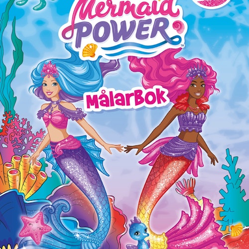 Barbie Mermaid berättelse målarbok med klistermärken - Kärnan