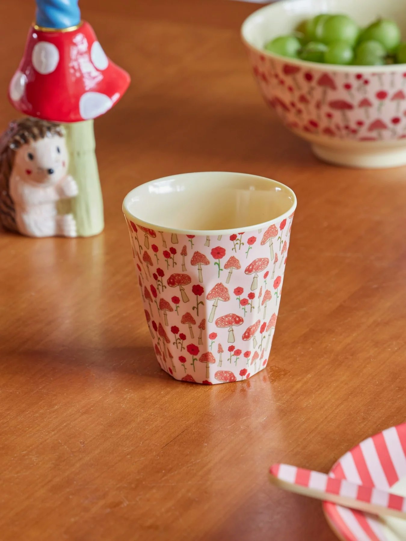 Rice Melamine Mugg Medium - Svamp