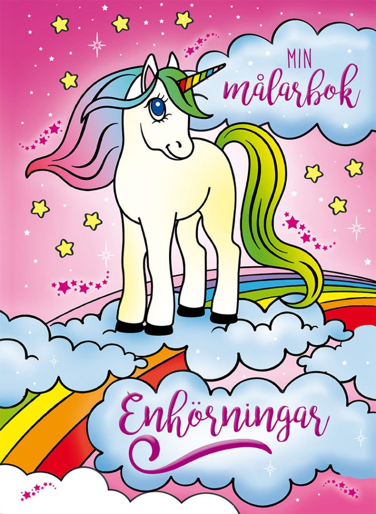 Min Målarbok Enhörning - Tukan