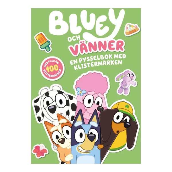 Bluey med vänner : pysselbok med klistermärken - Tukan
