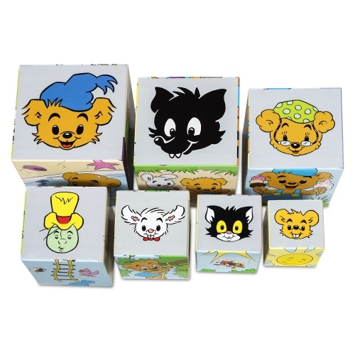 Bamse Stapelltorn i kartong 7 klossar