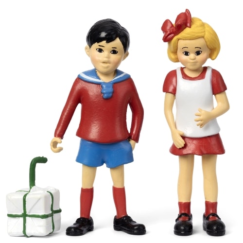 Pippi Långstrump figurset Tommy & Annika