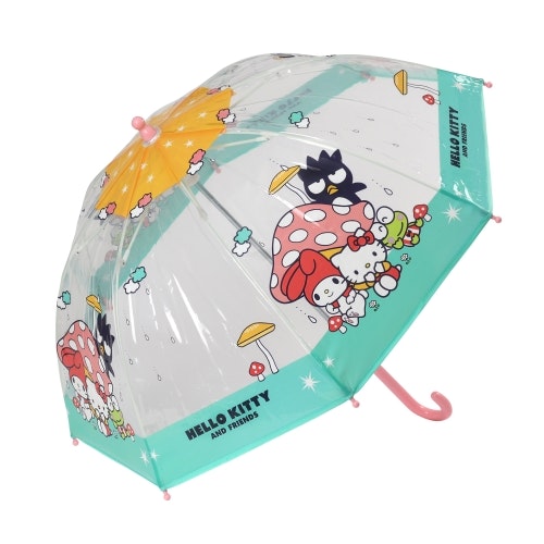 Hello Kitty Paraply Genomskinligt