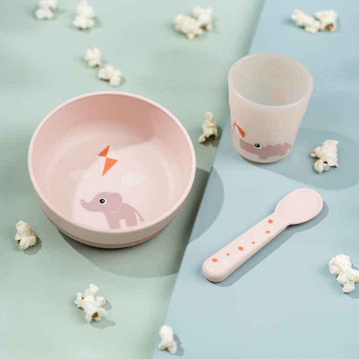 Lilla Foodie Barnservis Elphee Ljusrosa - DoneByDeer