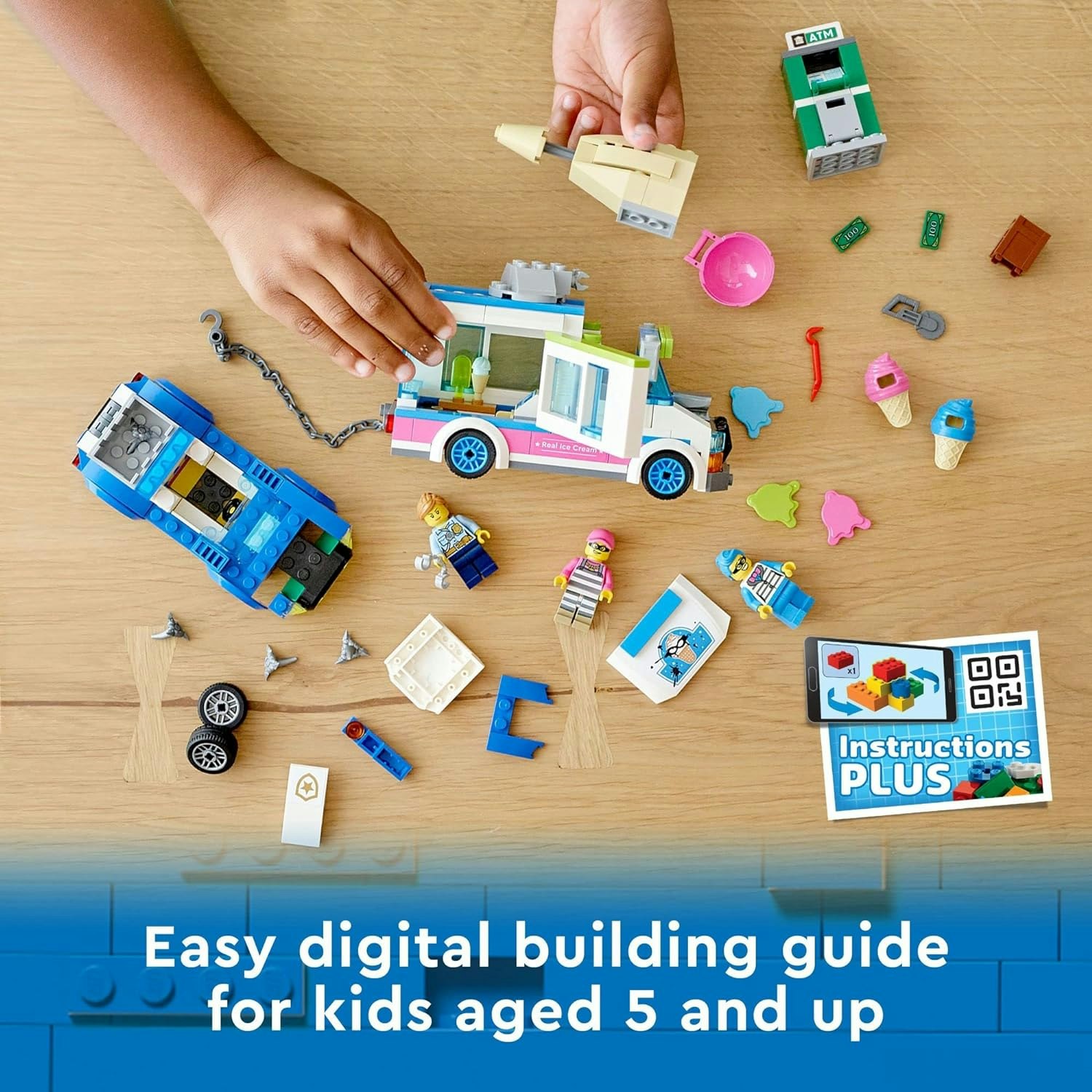 Lego City Polisjakt på Glassbil 5+