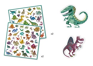 Stickers Dinosaurs - Djeco