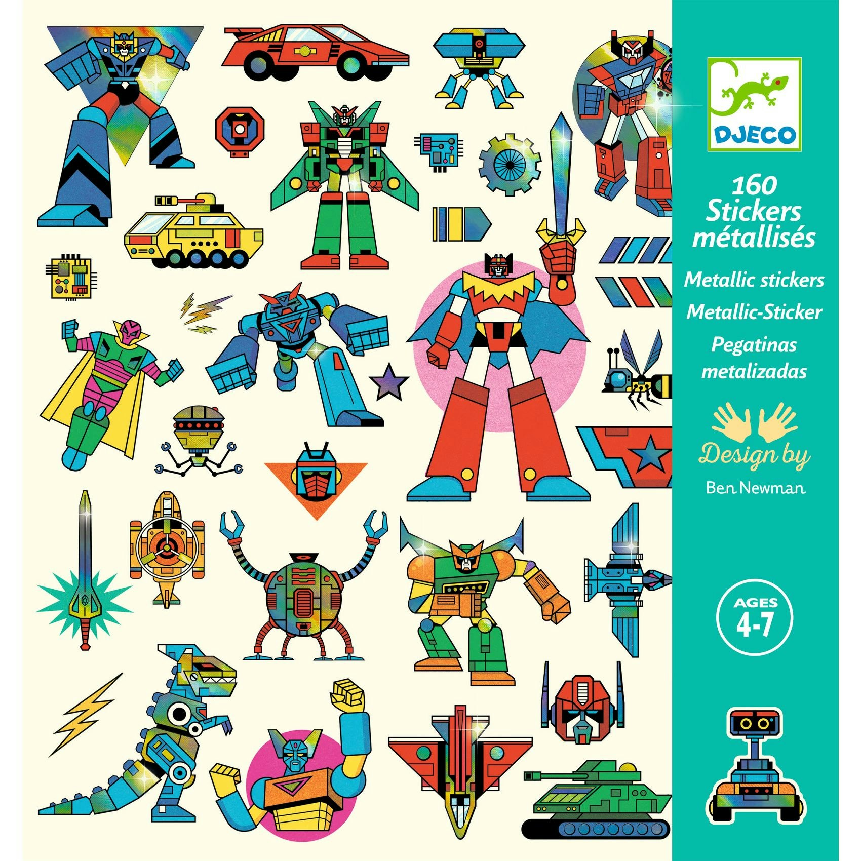 Stickers Robots - Djeco