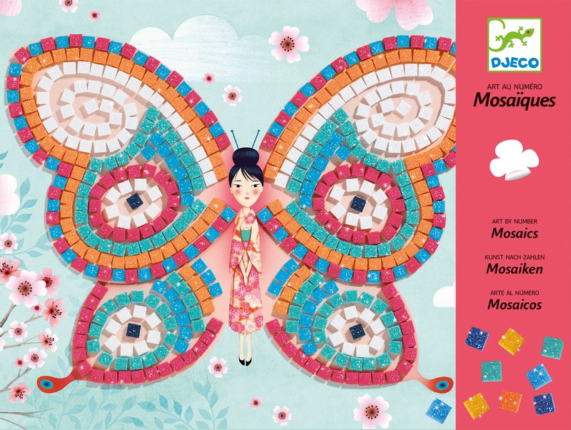 Mosaik Pyssel Fjärilar - Djeco