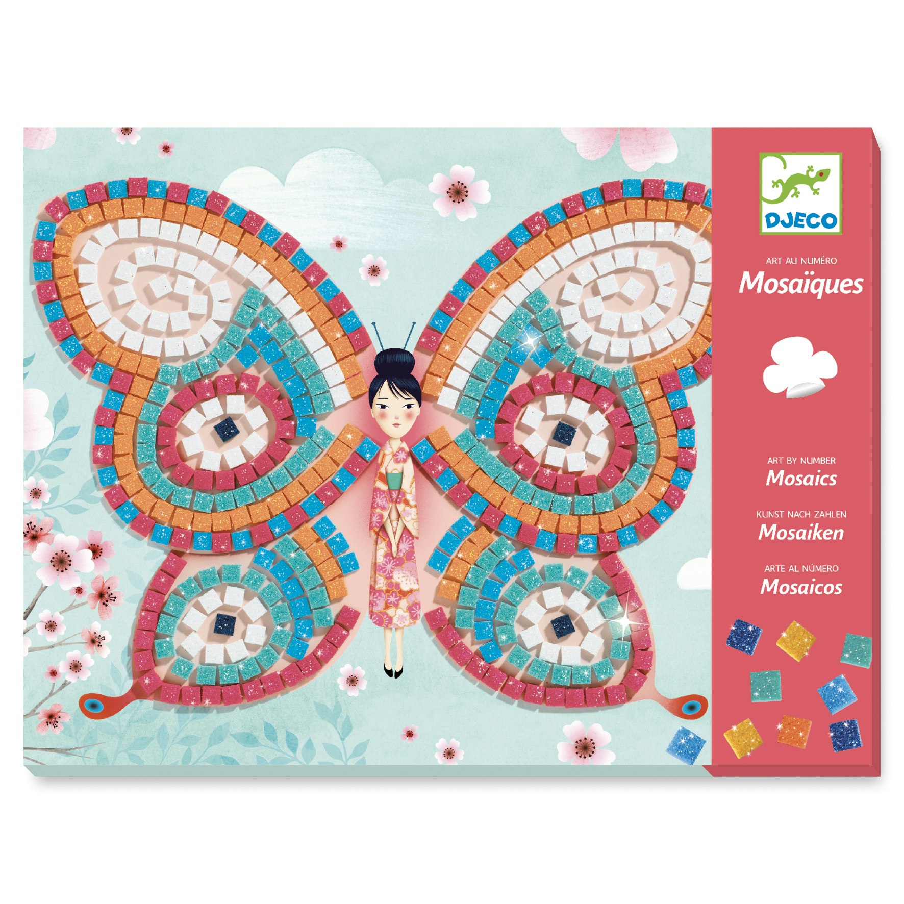 Mosaik Pyssel Fjärilar - Djeco