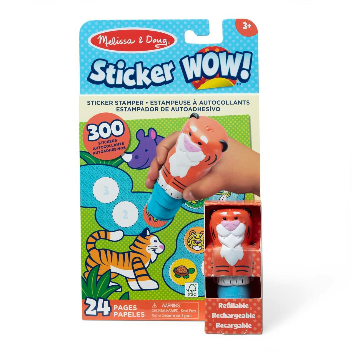 Stickers WOW- Tiger