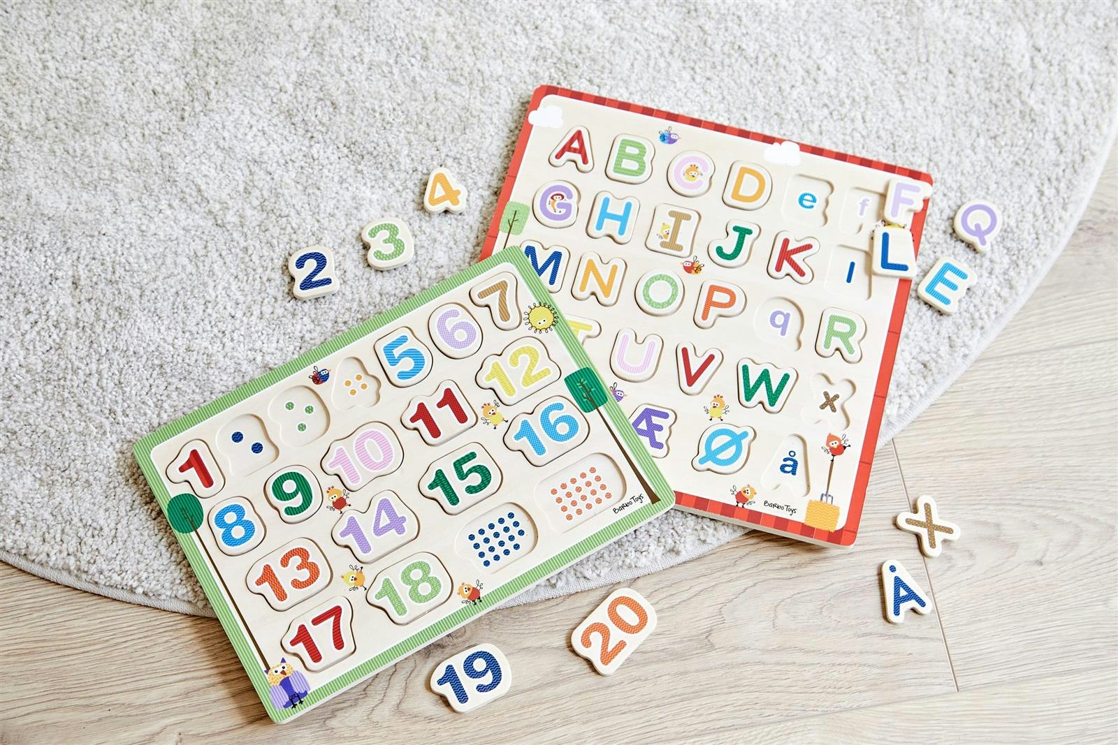 Barbo Classic Wooden ABC Puzzle