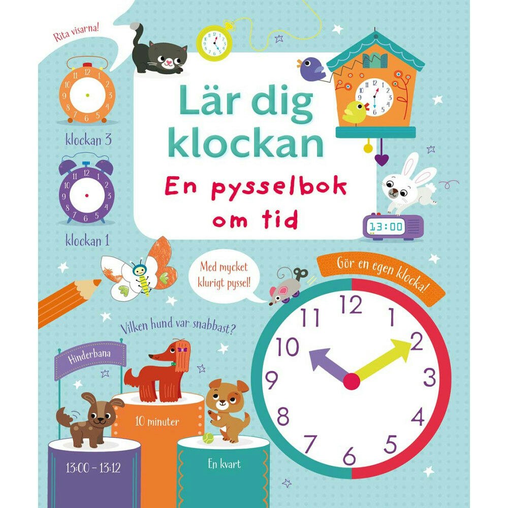 Lär Dig Klockan- Pysselbok