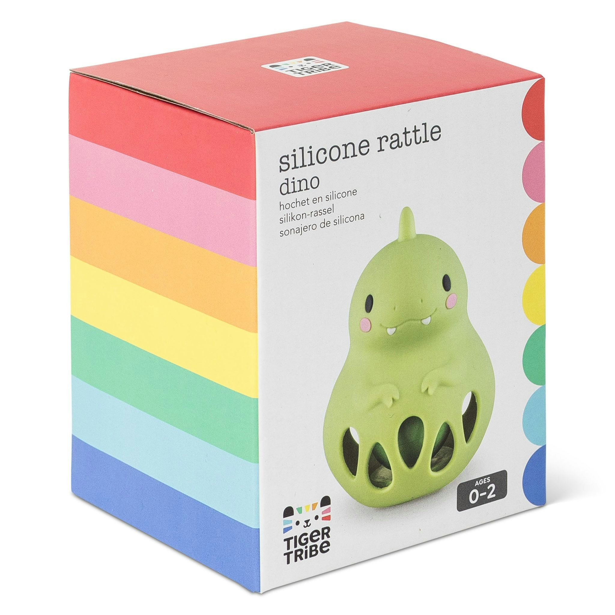 Silicone Rattle- Dino