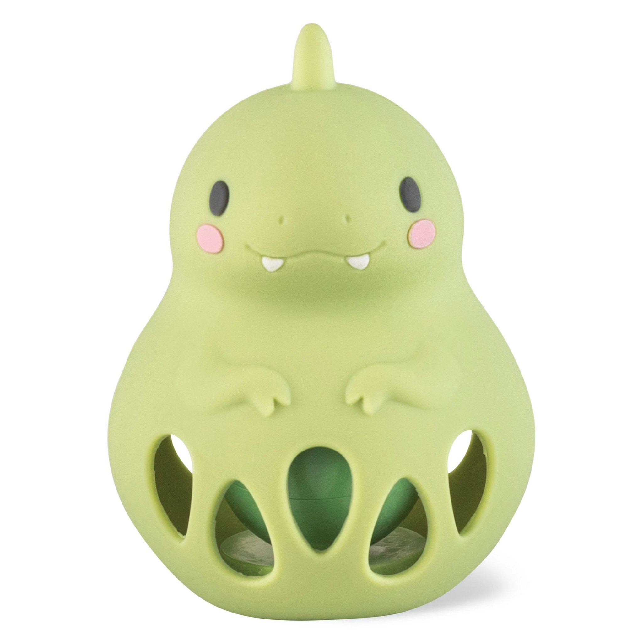 Silicone Rattle- Dino
