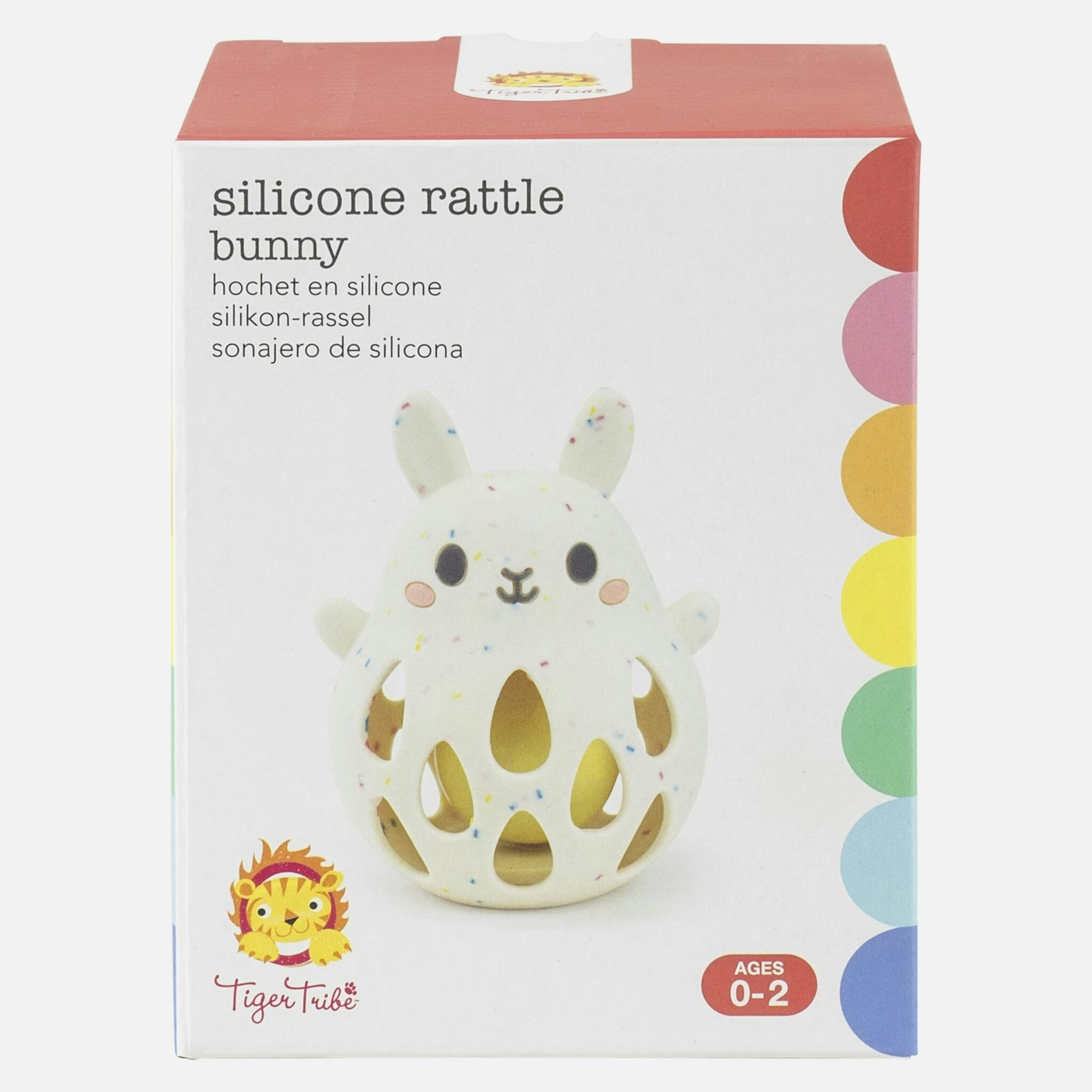 Silicone Rattle- Bunny