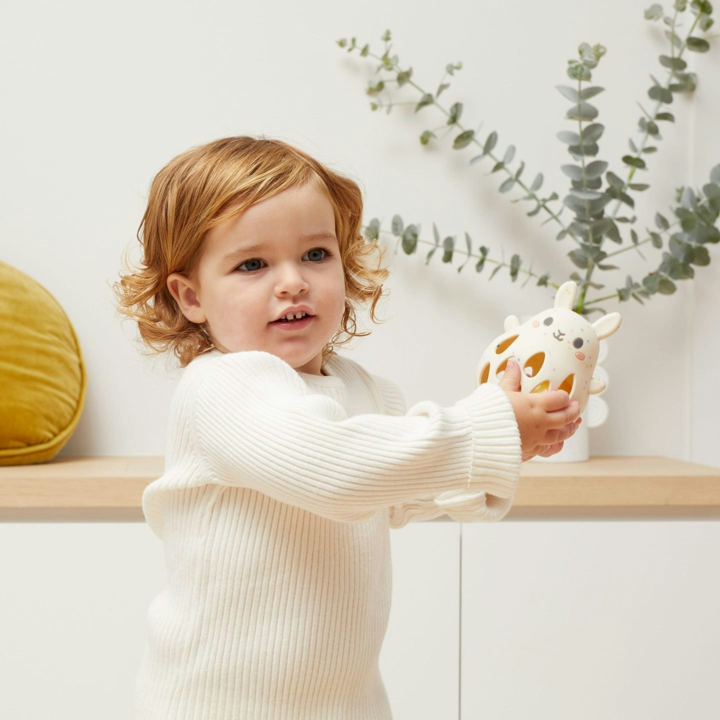 Silicone Rattle- Bunny