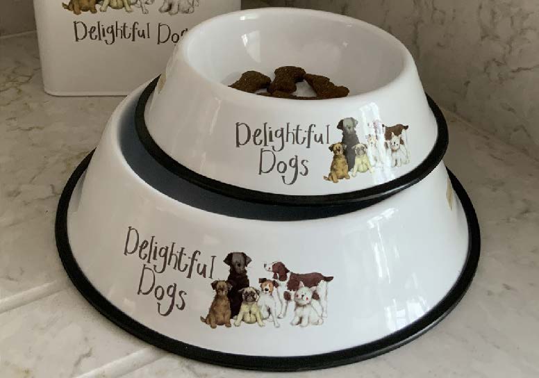 Delightful Dogs L Dog Bowl