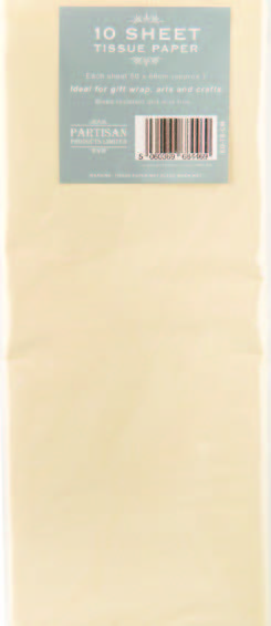 Tissue Paper Cream 10 ark
